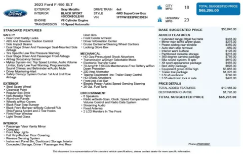 Another view of 2023 Ford F-150 XLT for sale in Duluth, GA at Autoplex Atlanta