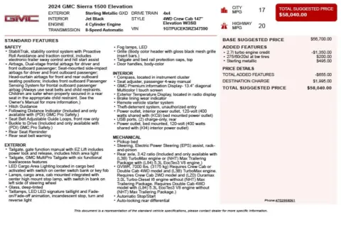Another view of 2024 GMC Sierra 1500 Elevation for sale in Duluth, GA at Autoplex Atlanta