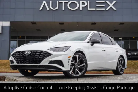 White 2021 Hyundai Sonata SEL Plus for sale in Duluth, GA