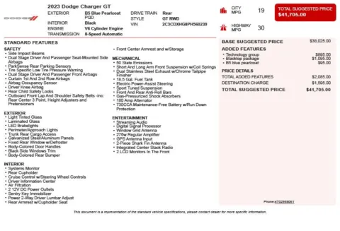 Another view of 2023 Dodge Charger GT for sale in Duluth, GA at Autoplex Atlanta