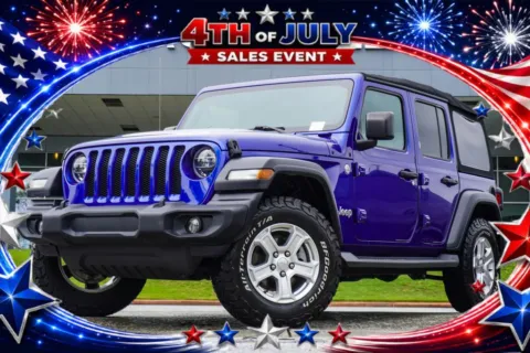 Blue 2020 Jeep Wrangler Unlimited Sport S for sale in Duluth, GA