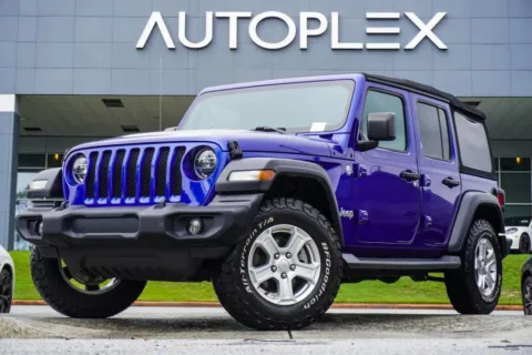 Blue 2020 Jeep Wrangler Unlimited Sport S for sale in Duluth, GA