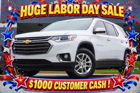 White 2021 Chevrolet Traverse LT for sale in Duluth, GA