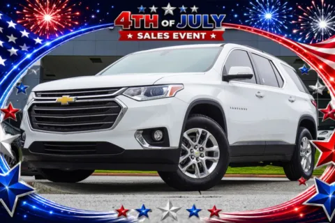 White 2021 Chevrolet Traverse LT for sale in Duluth, GA