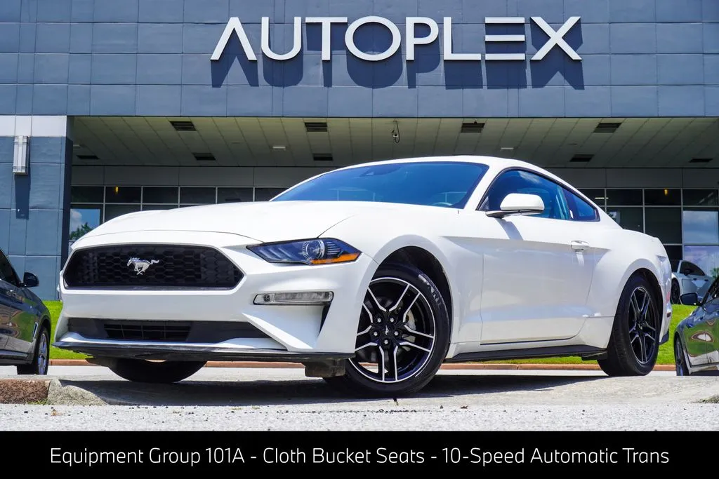 White 2021 Ford Mustang EcoBoost for sale in Duluth, GA