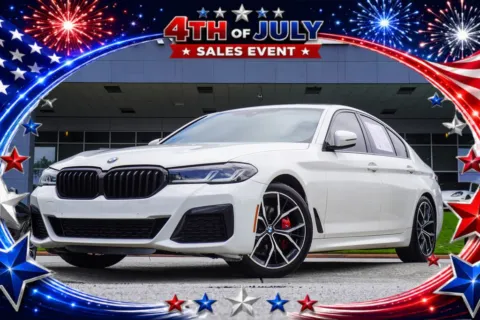 White 2023 BMW 5 Series 530i xDrive for sale in Duluth, GA