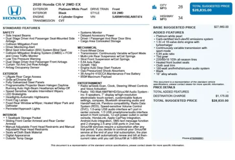 Another view of 2020 Honda CR-V EX for sale in Duluth, GA at Autoplex Atlanta