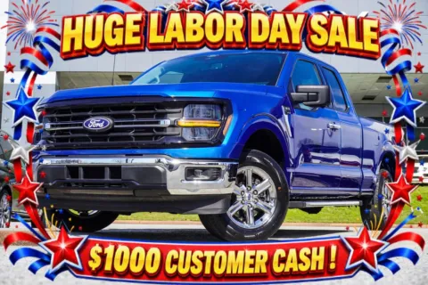 Blue 2024 Ford F-150 XLT for sale in Duluth, GA