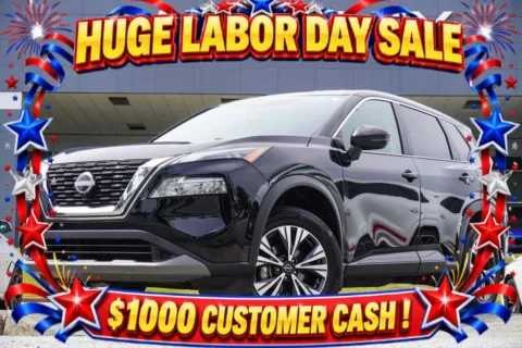 Black 2023 Nissan Rogue SV for sale in Duluth, GA
