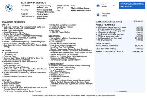 Another view of 2023 BMW i4 eDrive35 for sale in Duluth, GA at Autoplex Atlanta
