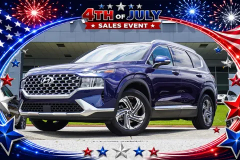 Blue 2022 Hyundai Santa Fe SEL for sale in Duluth, GA