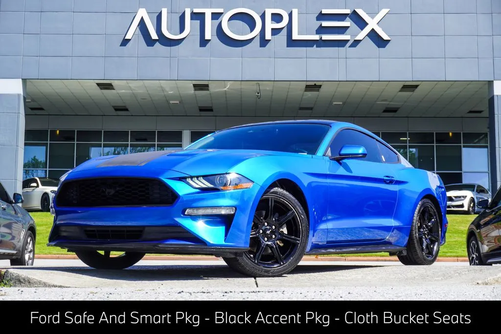 Blue 2019 Ford Mustang EcoBoost for sale in Duluth, GA