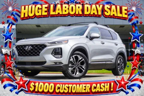 Silver 2020 Hyundai Santa Fe Limited for sale in Duluth, GA