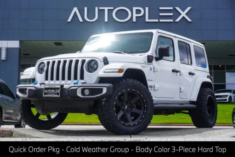 White 2023 Jeep Wrangler Sahara 4xe for sale in Duluth, GA