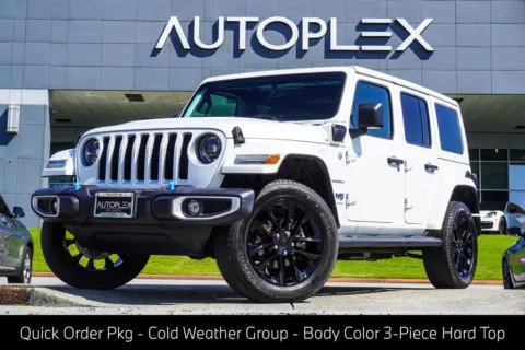 White 2023 Jeep Wrangler Sahara 4xe for sale in Duluth, GA