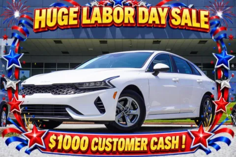 White 2022 Kia K5 LXS for sale in Duluth, GA