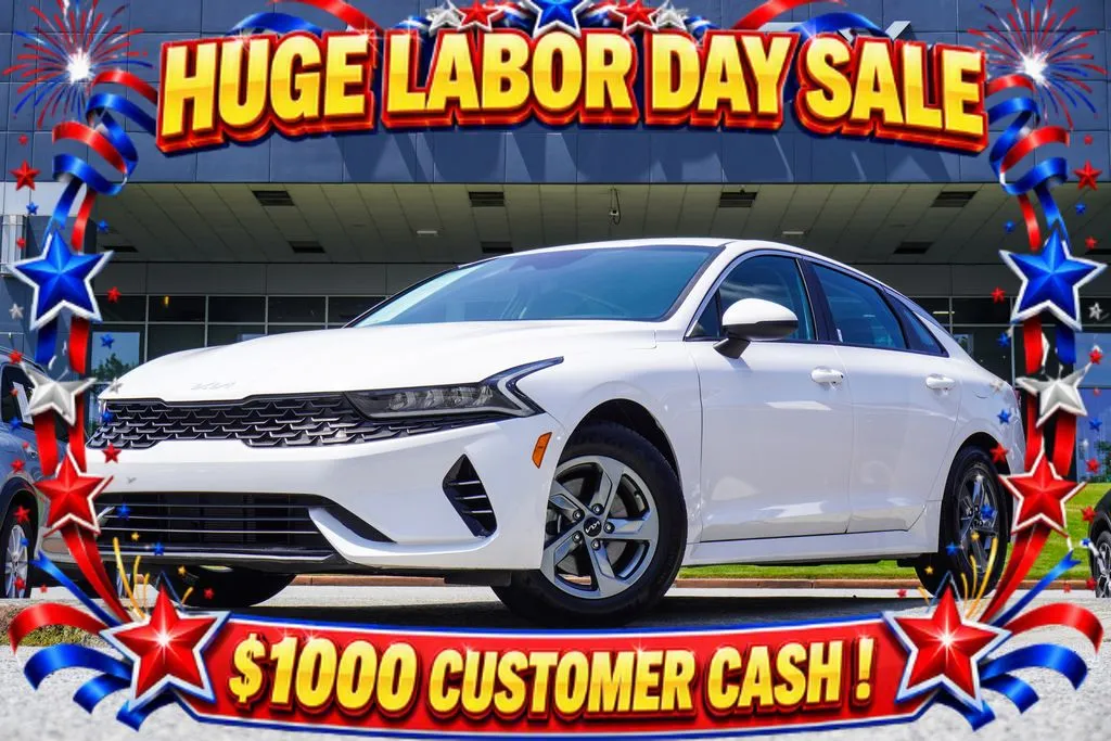 White 2022 Kia K5 LXS for sale in Duluth, GA