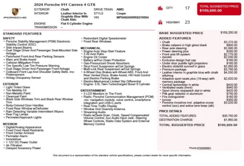 Another view of 2024 Porsche 911 Carrera 4 GTS for sale in Duluth, GA at Autoplex Atlanta