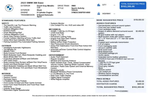 Another view of 2023 BMW XM for sale in Duluth, GA at Autoplex Atlanta