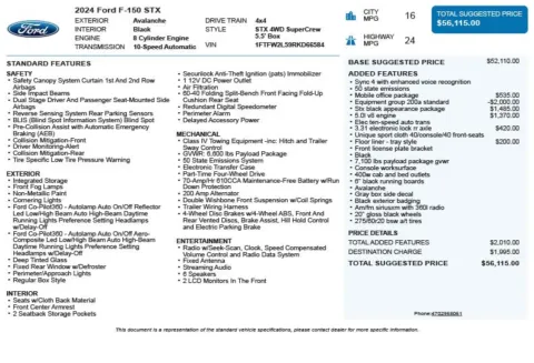 Another view of 2024 Ford F-150 STX for sale in Duluth, GA at Autoplex Atlanta