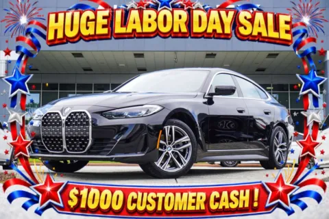 Black 2024 BMW 4 Series 430i xDrive Gran Coupe for sale in Duluth, GA