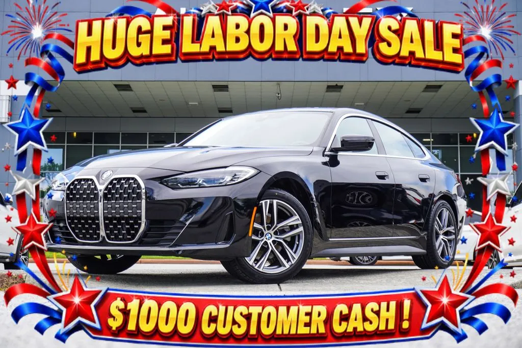 Black 2024 BMW 4 Series 430i xDrive Gran Coupe for sale in Duluth, GA