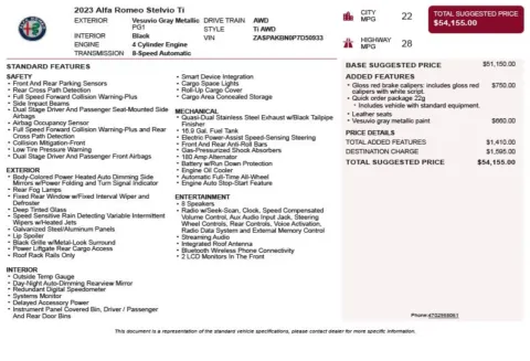 Another view of 2023 Alfa Romeo Stelvio Ti for sale in Duluth, GA at Autoplex Atlanta