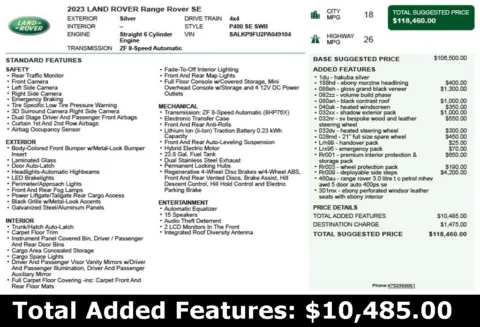 Another view of 2023 Land Rover Range Rover SE for sale in Duluth, GA at Autoplex Atlanta