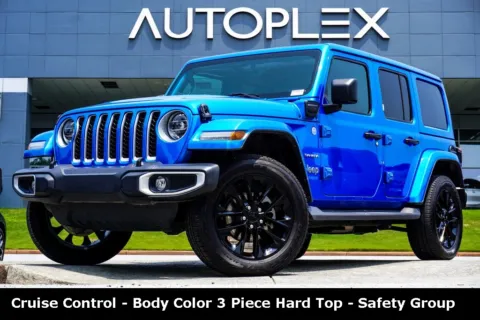 Blue 2021 Jeep Wrangler Unlimited Sahara 4xe for sale in Duluth, GA