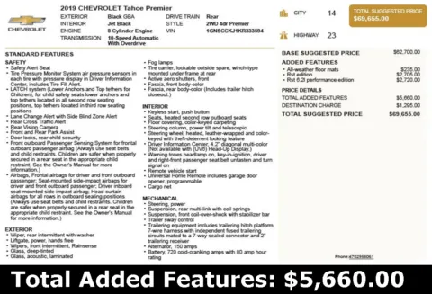 Another view of 2019 Chevrolet Tahoe Premier for sale in Duluth, GA at Autoplex Atlanta