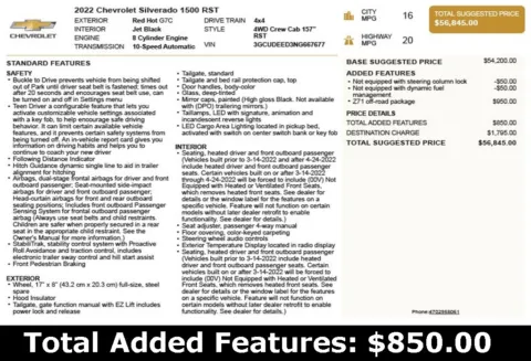Another view of 2022 Chevrolet Silverado 1500 RST for sale in Duluth, GA at Autoplex Atlanta