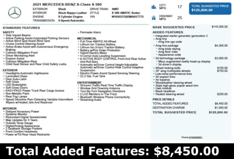 Another view of 2021 Mercedes-Benz S-Class S 580 for sale in Duluth, GA at Autoplex Atlanta