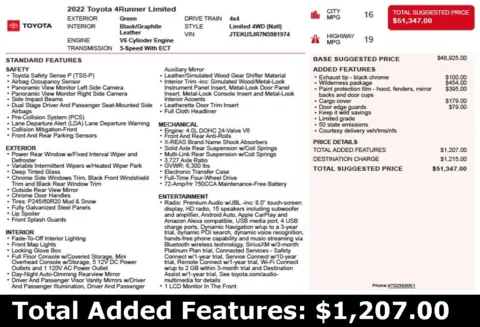 Another view of 2022 Toyota 4Runner Limited for sale in Duluth, GA at Autoplex Atlanta