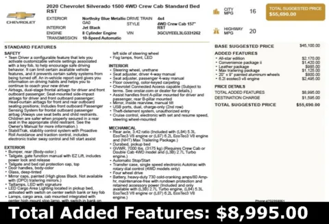Another view of 2020 Chevrolet Silverado 1500 RST for sale in Duluth, GA at Autoplex Atlanta