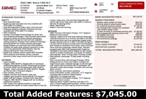 Another view of 2022 GMC Sierra 1500 SLT for sale in Duluth, GA at Autoplex Atlanta