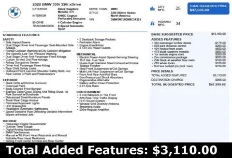 Another view of 2022 BMW 3 Series 330i xDrive for sale in Duluth, GA at Autoplex Atlanta