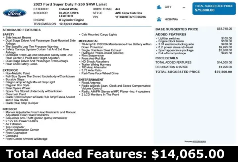 Another view of 2023 Ford F-250SD Lariat for sale in Duluth, GA at Autoplex Atlanta