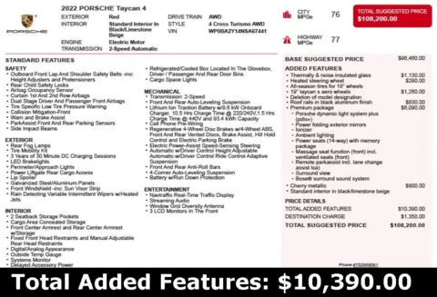 Another view of 2022 Porsche Taycan Cross Turismo 4 for sale in Duluth, GA at Autoplex Atlanta