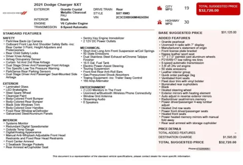 Another view of 2021 Dodge Charger SXT for sale in Duluth, GA at Autoplex Atlanta
