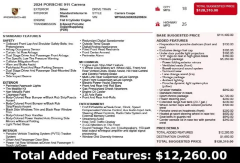 Another view of 2024 Porsche 911 Carrera for sale in Duluth, GA at Autoplex Atlanta