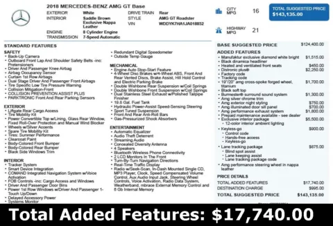 Another view of 2018 Mercedes-Benz AMG GT for sale in Duluth, GA at Autoplex Atlanta