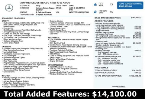 Another view of 2019 Mercedes-Benz G-Class G 63 AMG for sale in Duluth, GA at Autoplex Atlanta