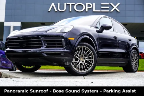 Black 2023 Porsche Cayenne Coupe Platinum Edition for sale in Duluth, GA