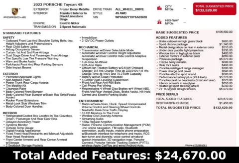 Another view of 2023 Porsche Taycan 4S for sale in Duluth, GA at Autoplex Atlanta
