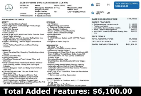 Another view of 2022 Mercedes-Benz GLS Maybach GLS 600 for sale in Duluth, GA at Autoplex Atlanta