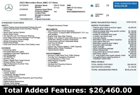 Another view of 2023 Mercedes-Benz AMG GT 53 for sale in Duluth, GA at Autoplex Atlanta