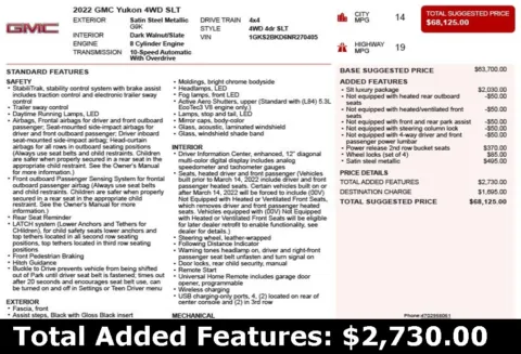 Another view of 2022 GMC Yukon SLT for sale in Duluth, GA at Autoplex Atlanta
