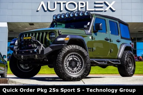 Green 2021 Jeep Wrangler Unlimited Sport S for sale in Duluth, GA