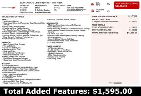 Another view of 2021 Dodge Challenger R/T Scat Pack for sale in Duluth, GA at Autoplex Atlanta