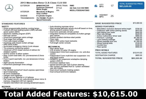 Another view of 2013 Mercedes-Benz CLS 550 for sale in Duluth, GA at Autoplex Atlanta